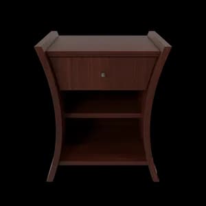 Image of Bedside Table African Cherry